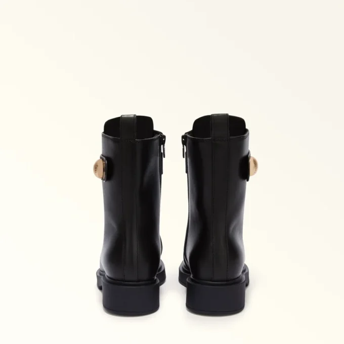 Botas de cano curto com atacadores Furla Sfera Botas de cano curto com atacadores Furla Sfera