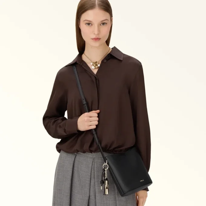 Mala tipo balde Furla Roxie