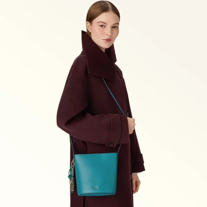 Mala tipo balde Furla Roxie