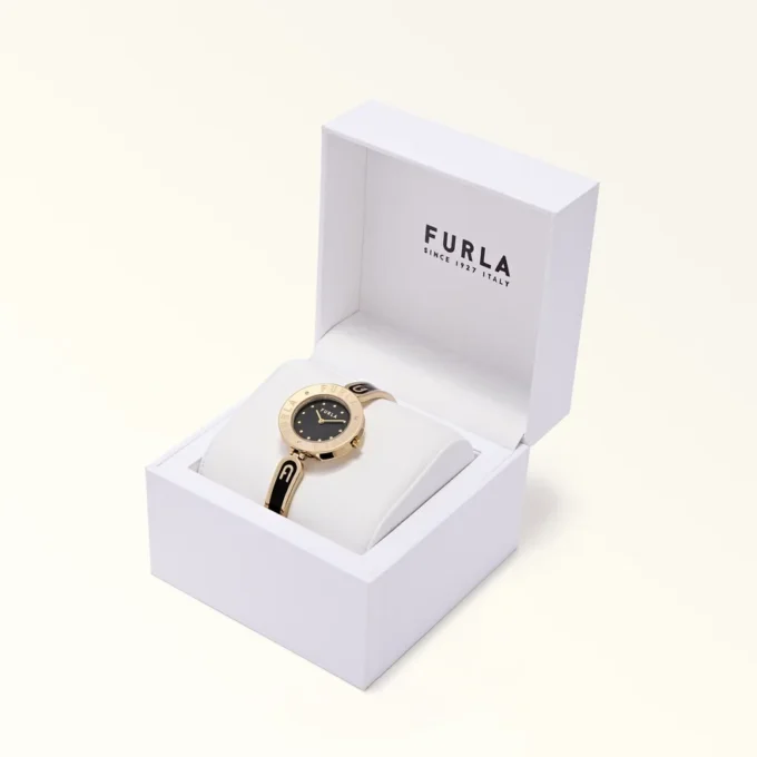Relógio Furla Essential com caixa redonda