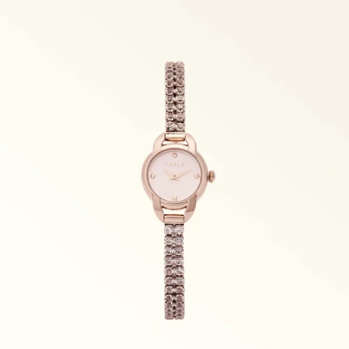 Relógio Furla Mini Shape com caixa redonda